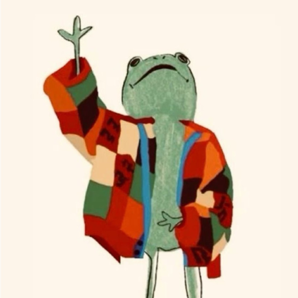 Colorful Frog Art Print